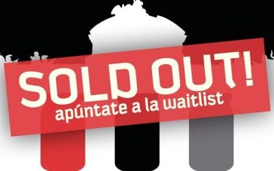 ¡Aforo completo!